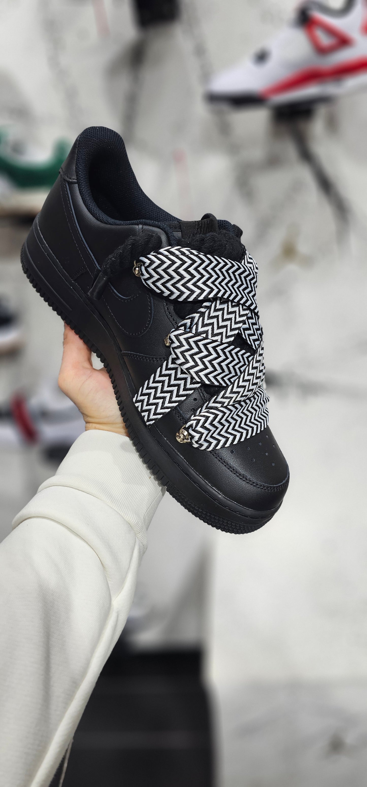 Air force custom rope laces Lanvin