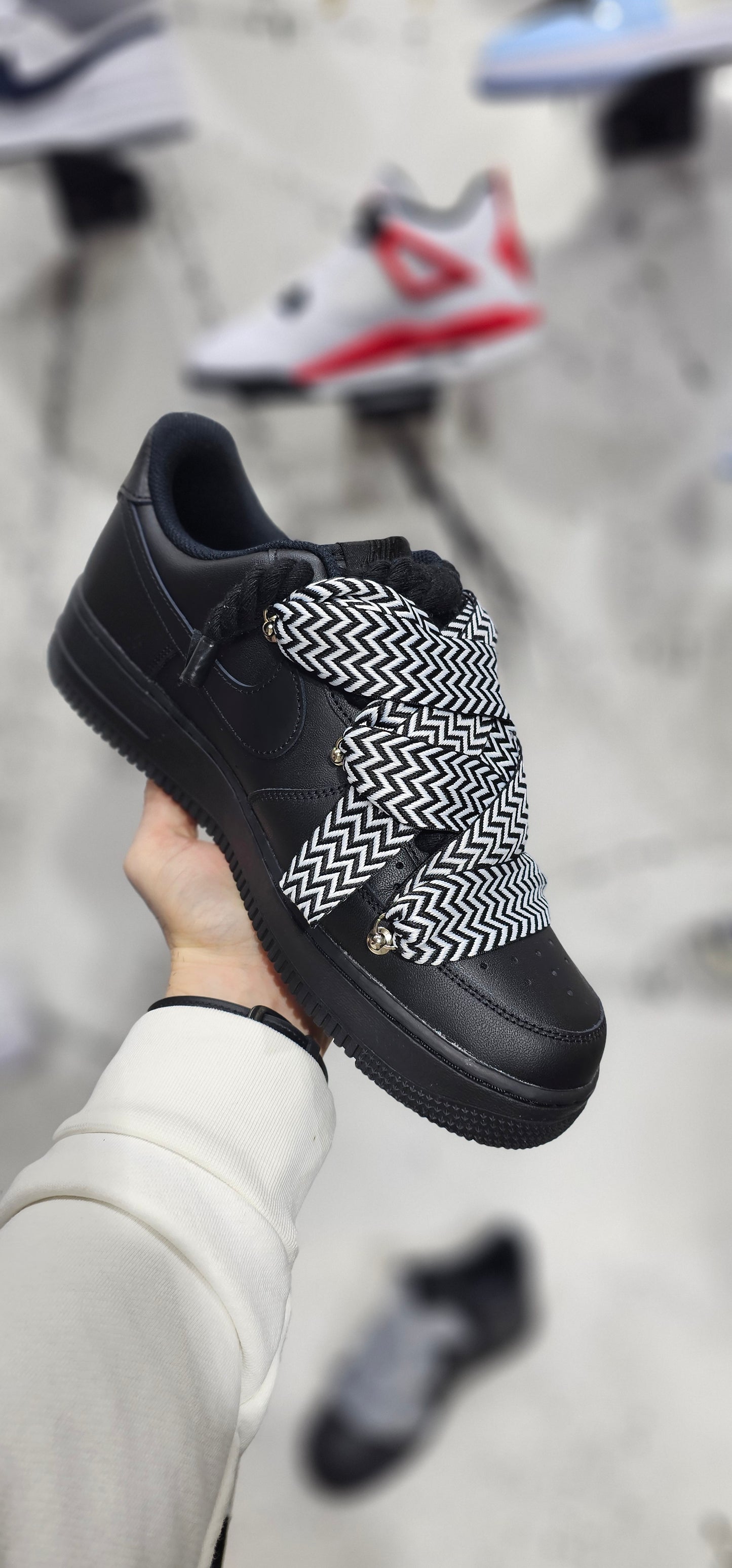 Air force custom rope laces Lanvin