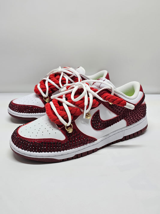 Nike Dunk custom swarovski red