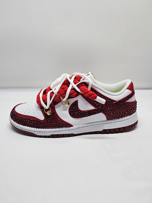 Nike Dunk custom swarovski red
