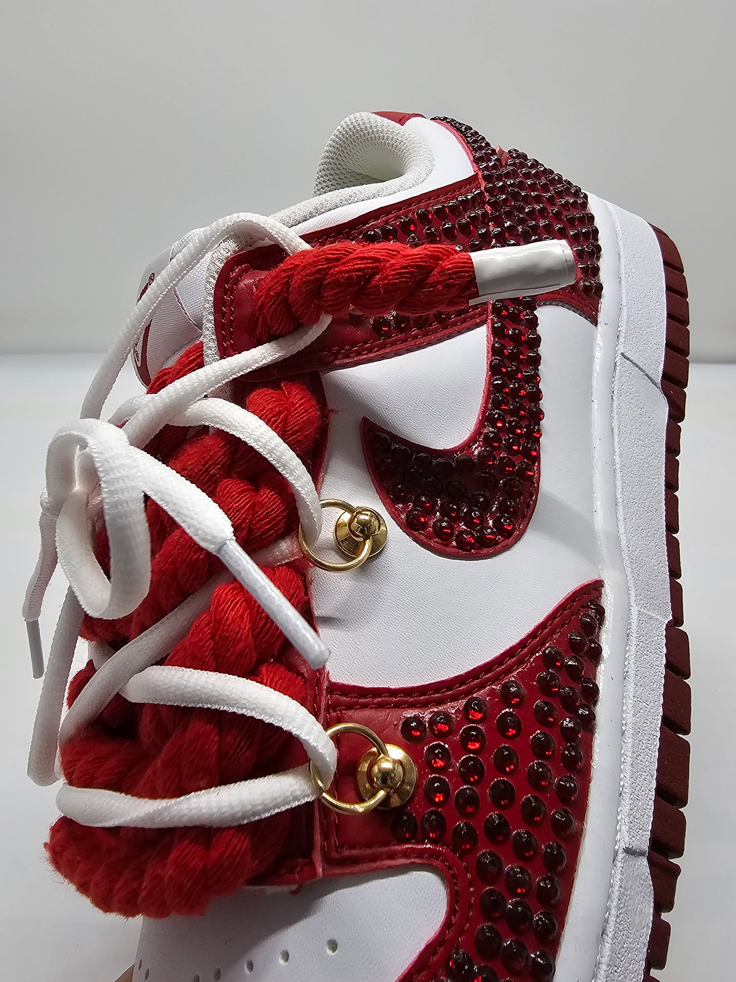 Nike Dunk custom swarovski red