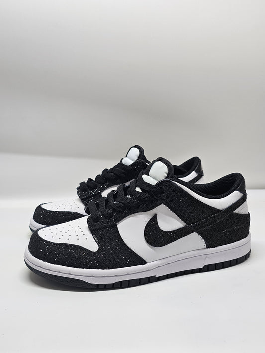 Nike Dunk panda  custom glitter