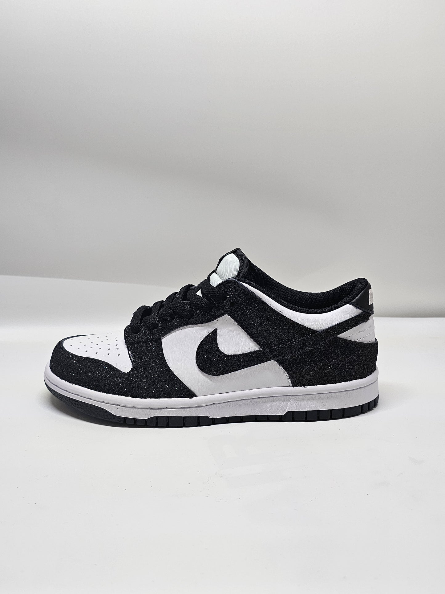 Nike Dunk panda custom glitter