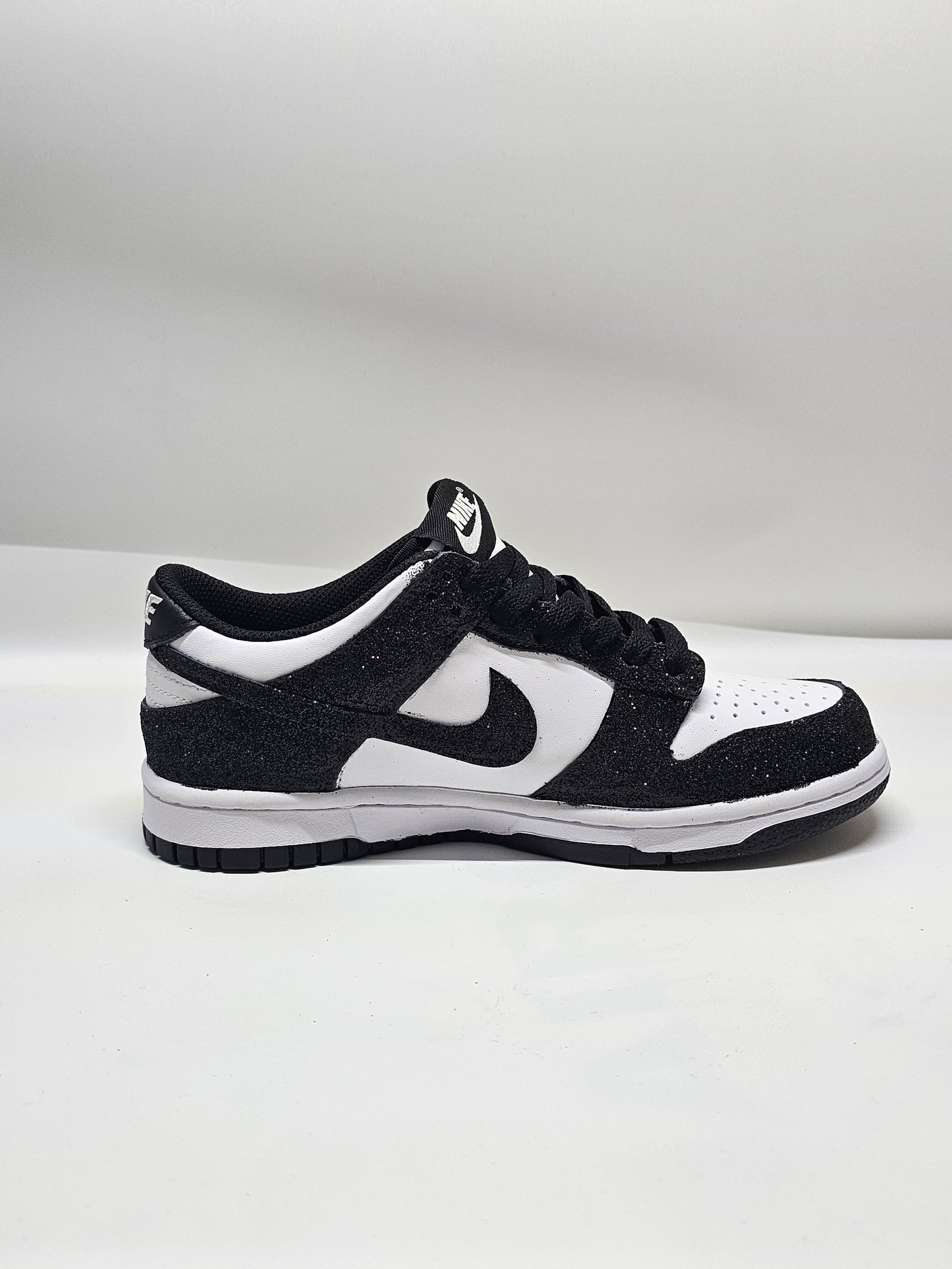 Nike Dunk panda custom glitter
