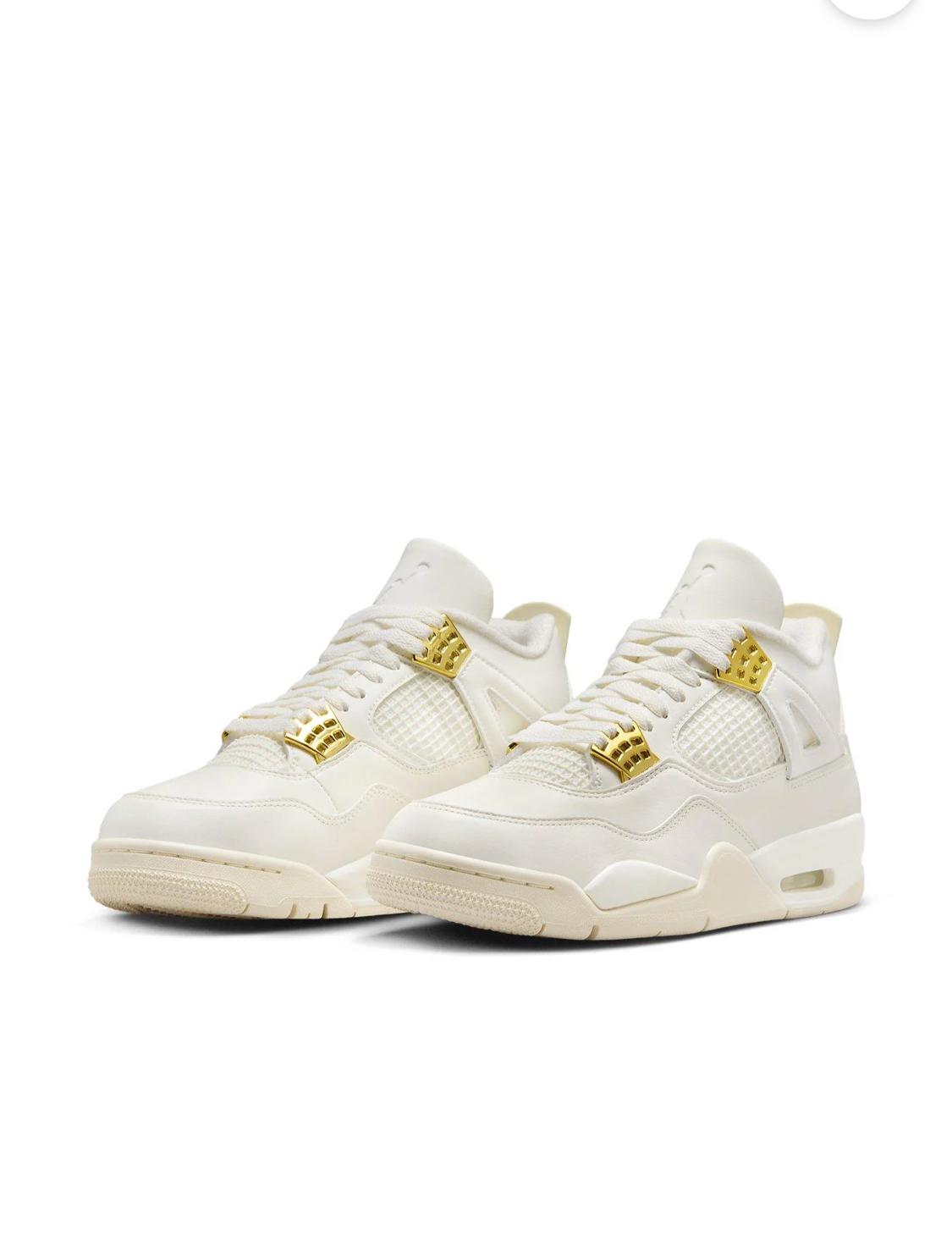 Jordan 4 metallic gold