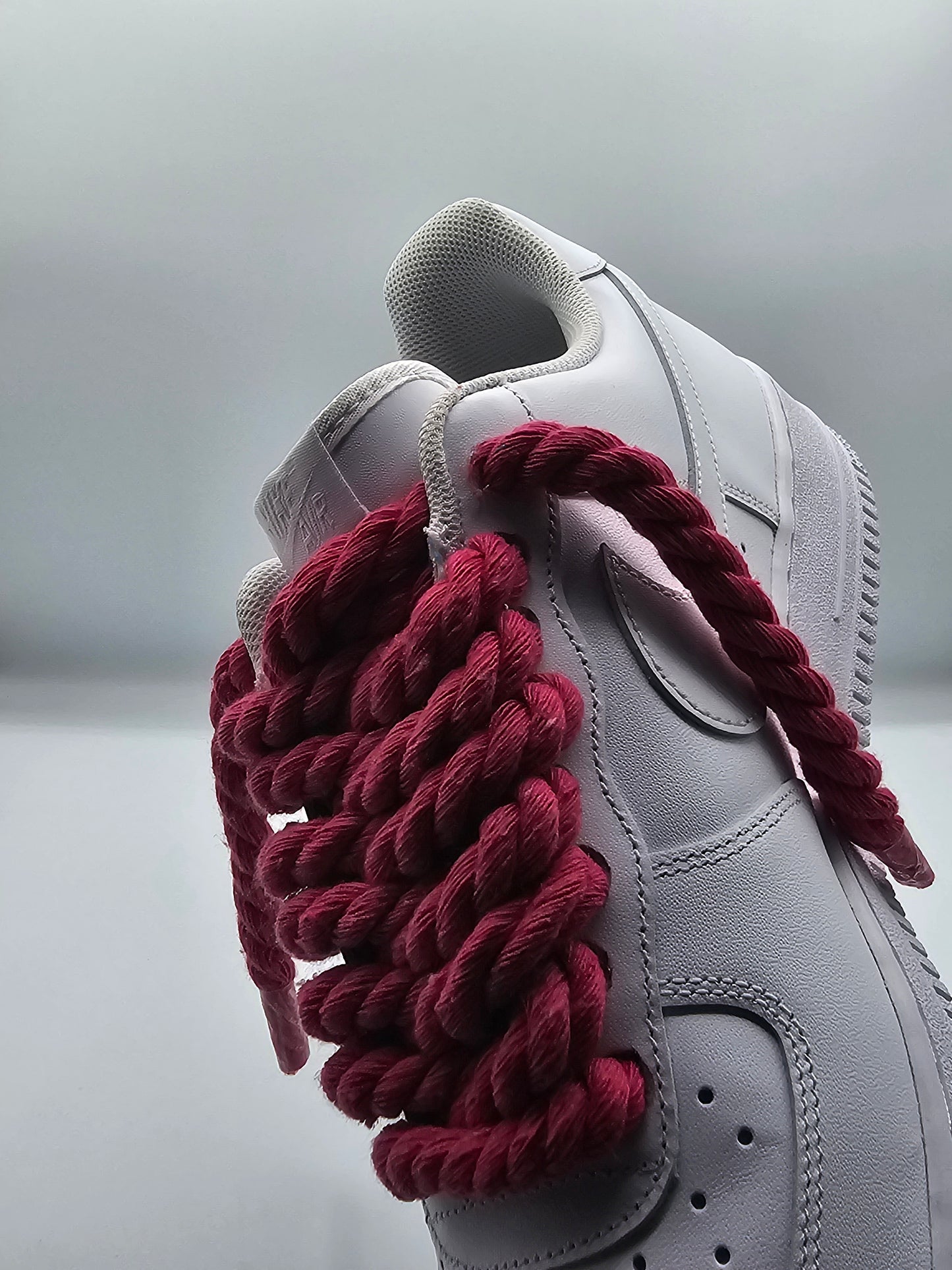 Air force rope laces magenta