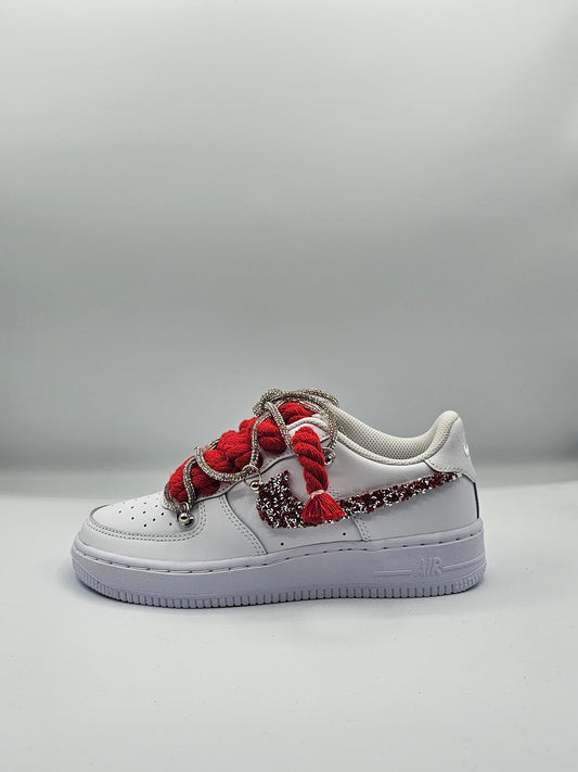 Air force custom rope laces/brillantin