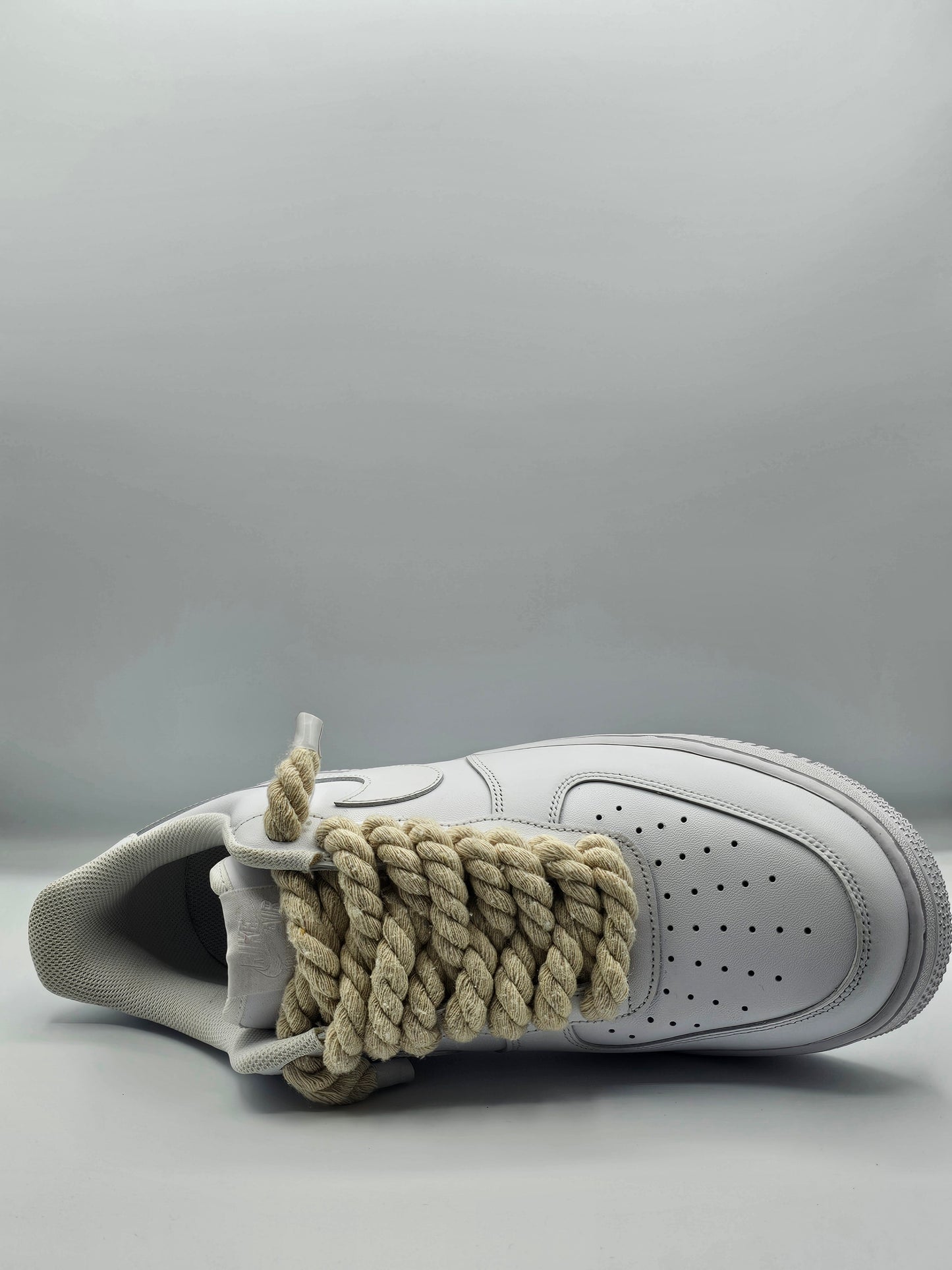 Air force rope laces beige