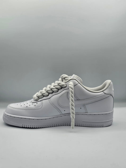 Air force  rope laces white