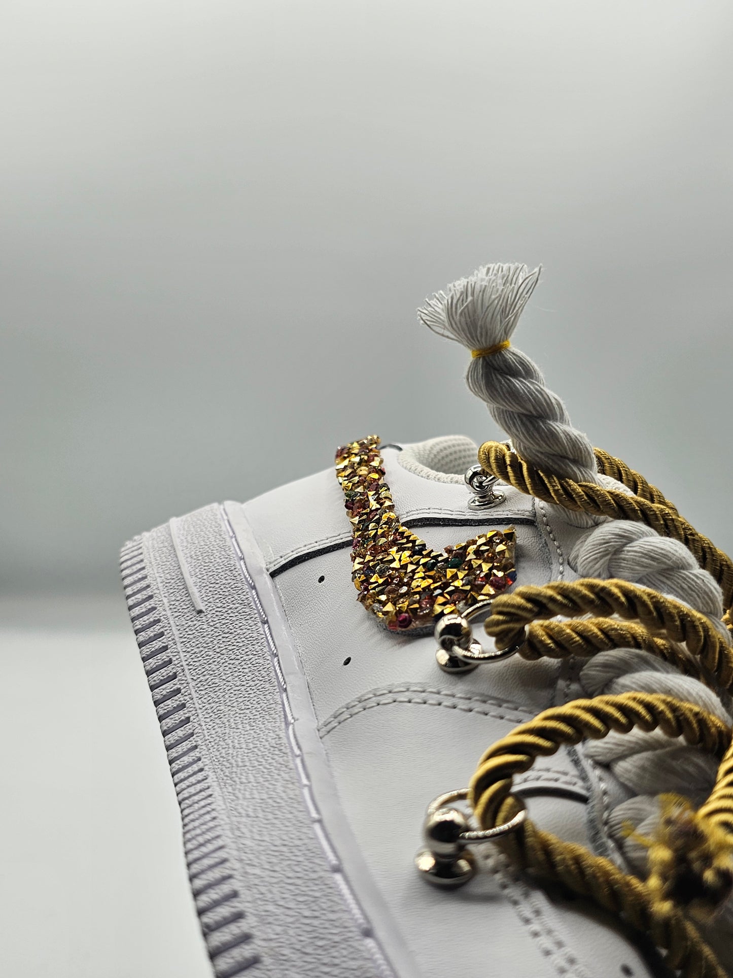 Air force custom rope lacess diamond oro