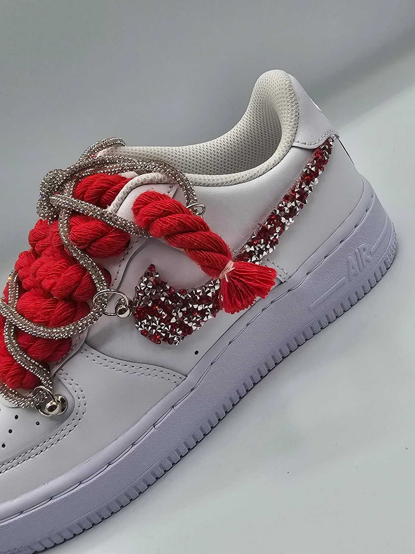 Air force custom rope laces/brillantin