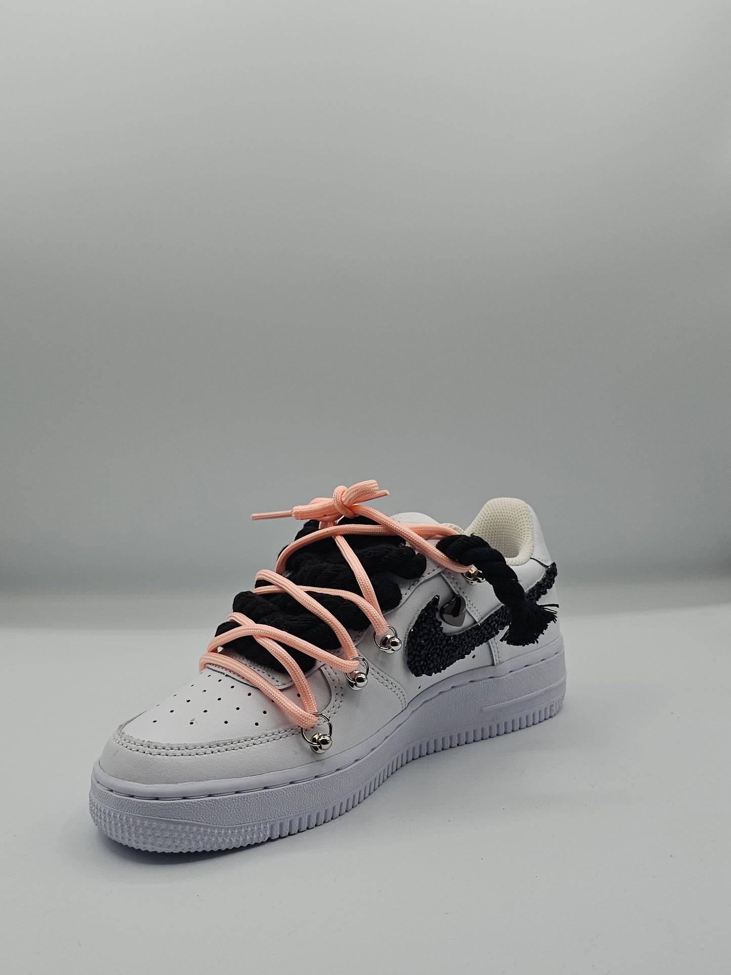 Air force custom rope laces diamond