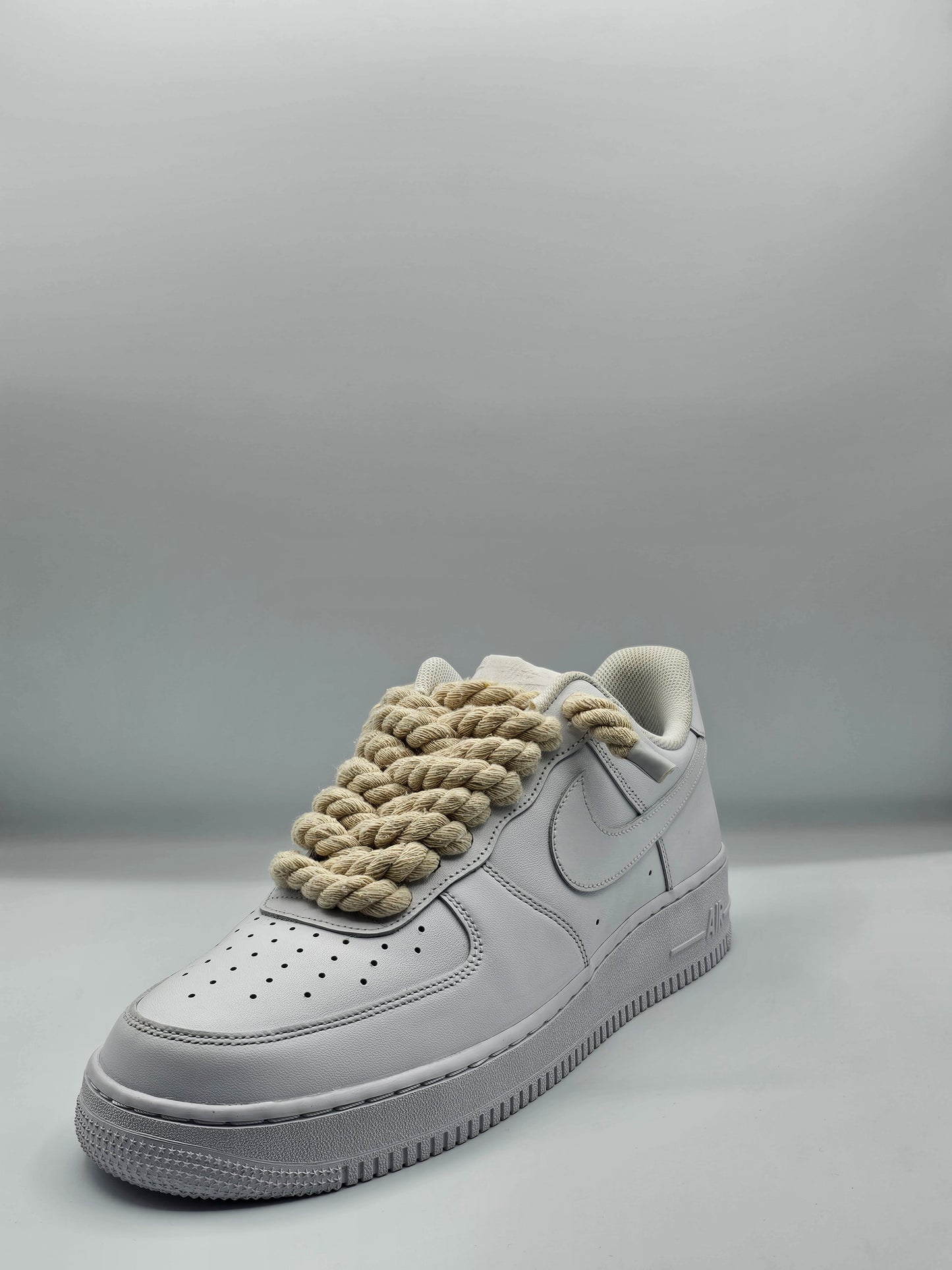 Air force rope laces beige