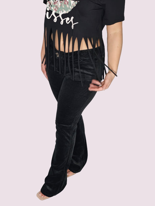 Pantalone velluto woman