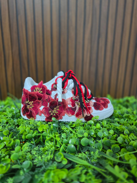 Air force rope laces rosè