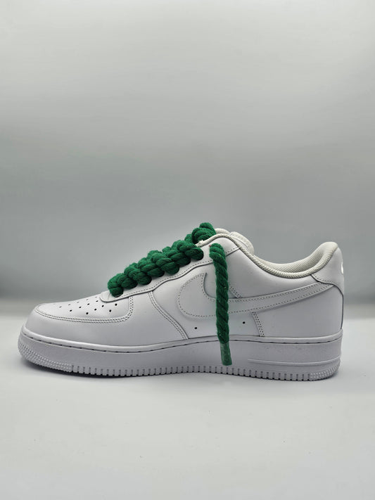 Air force rope laces verde gucci