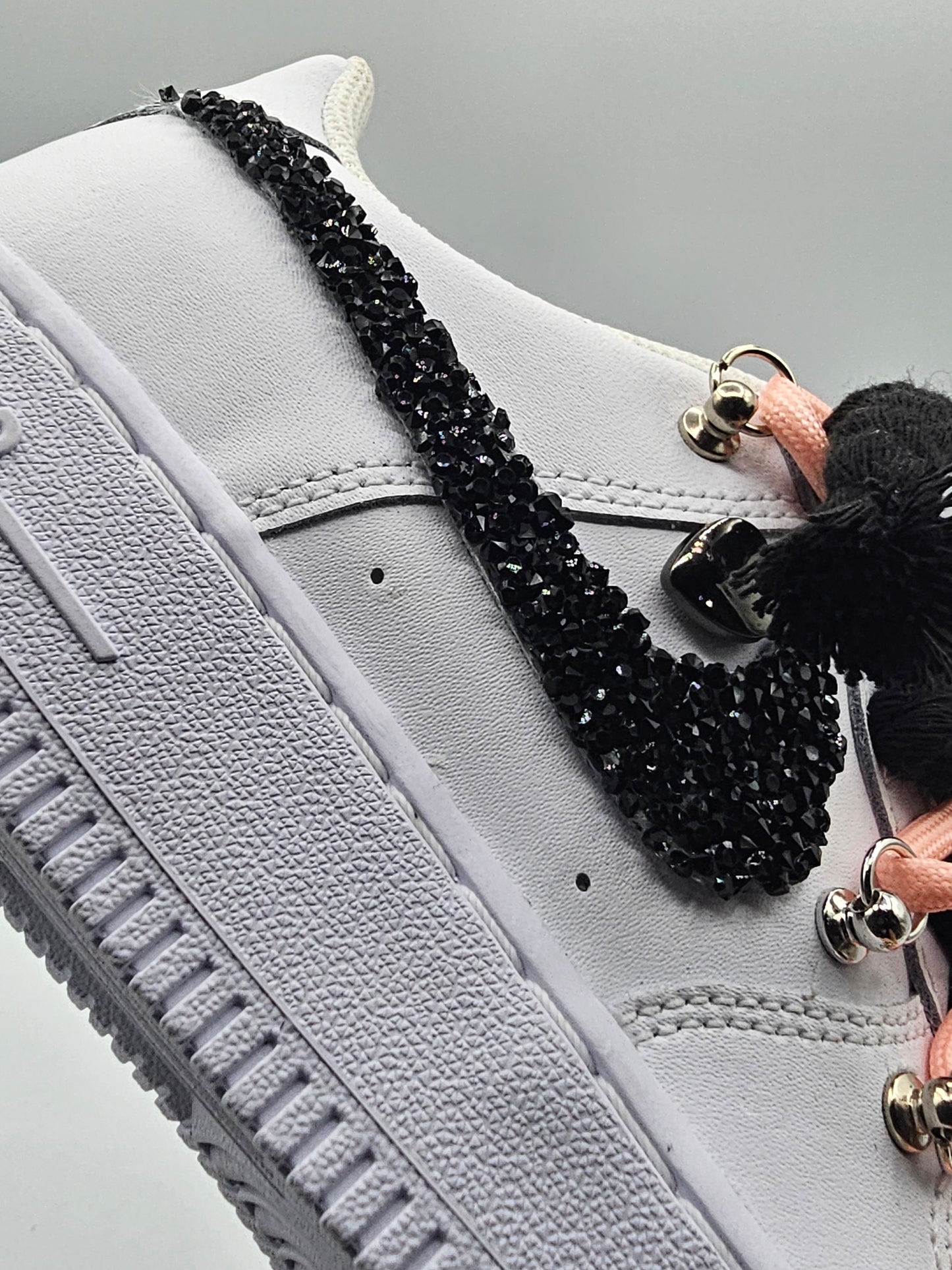Air force custom rope laces diamond