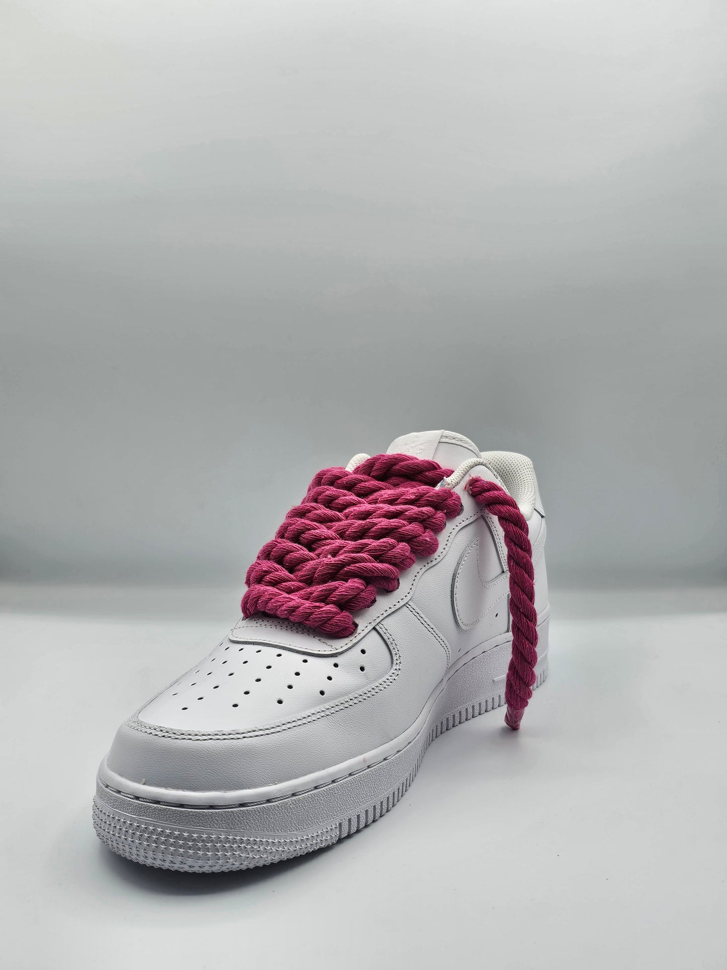Air force rope laces magenta