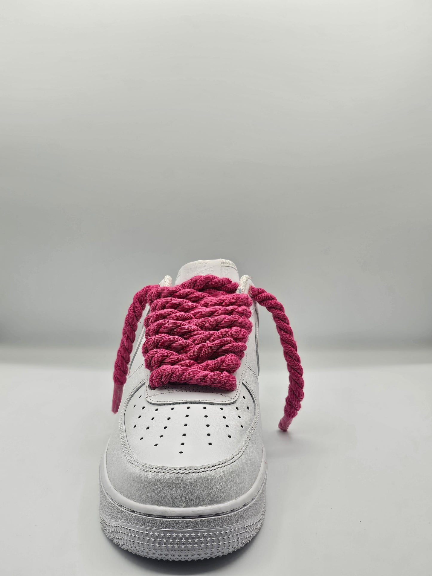 Air force rope laces magenta