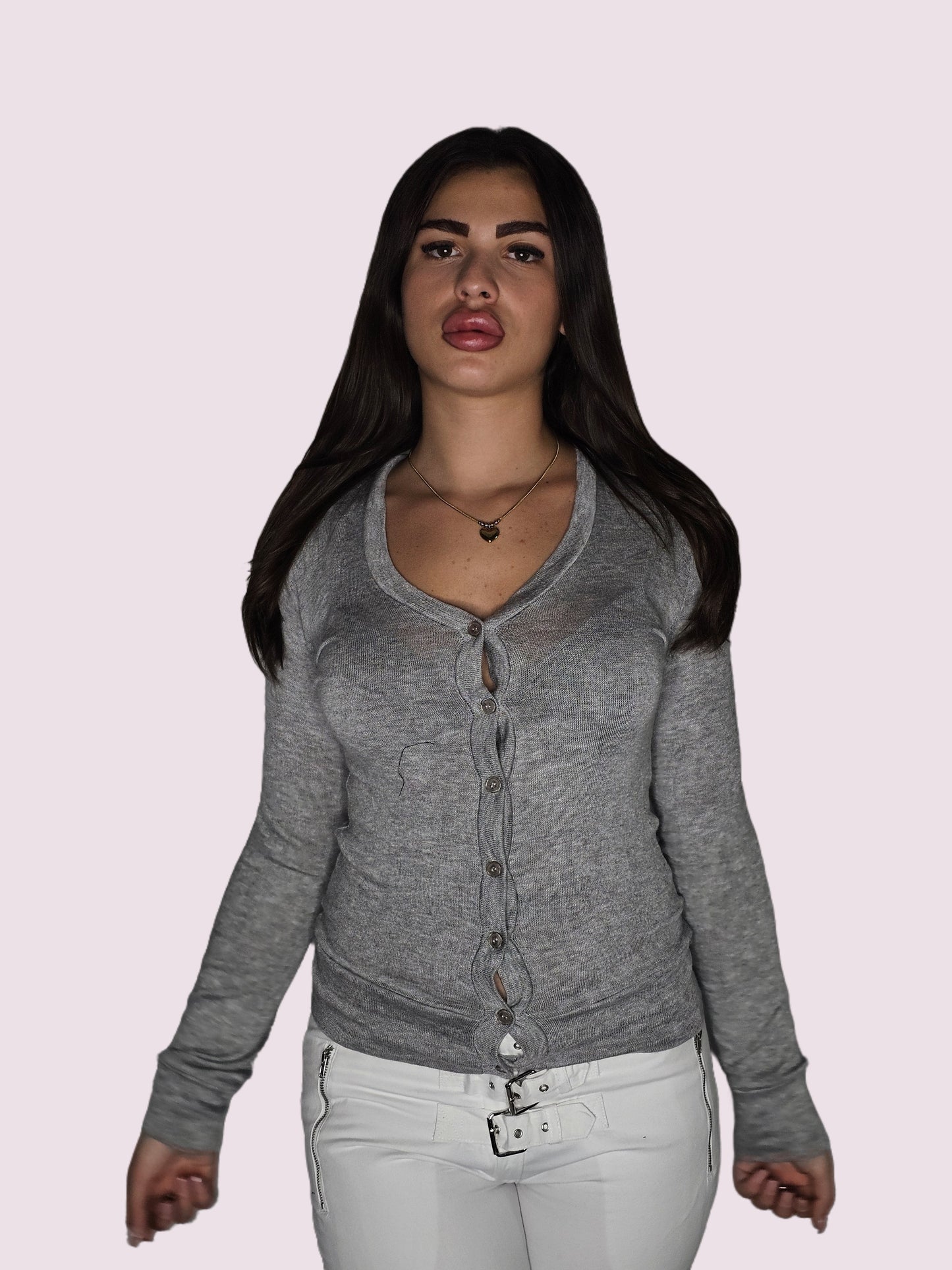 Cardigans grigio woman