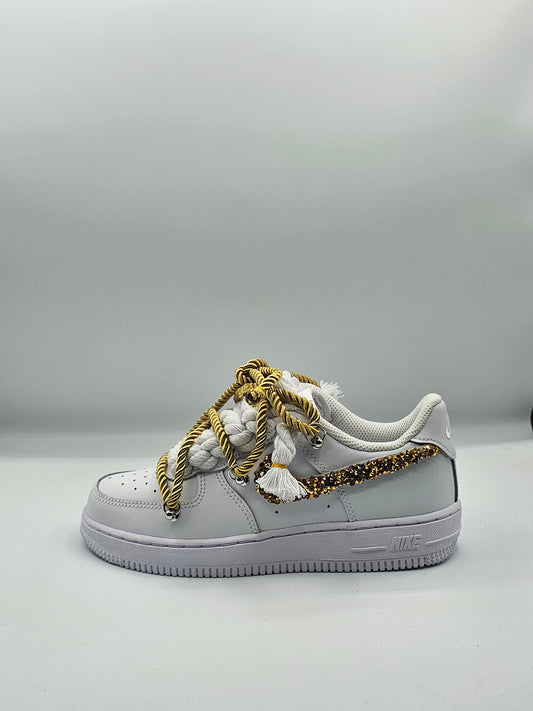 Air force custom rope lacess diamond oro