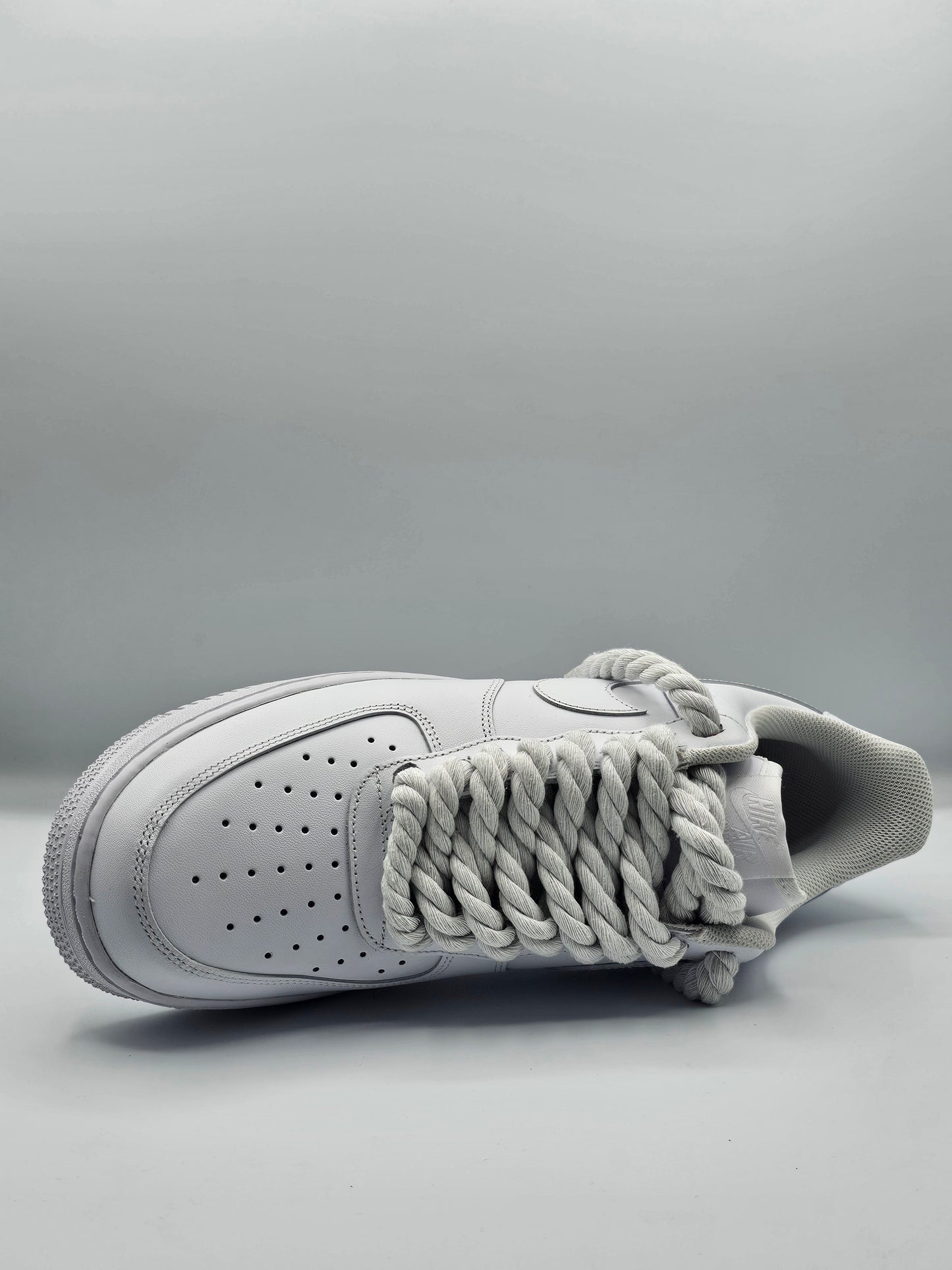 Air force rope laces white