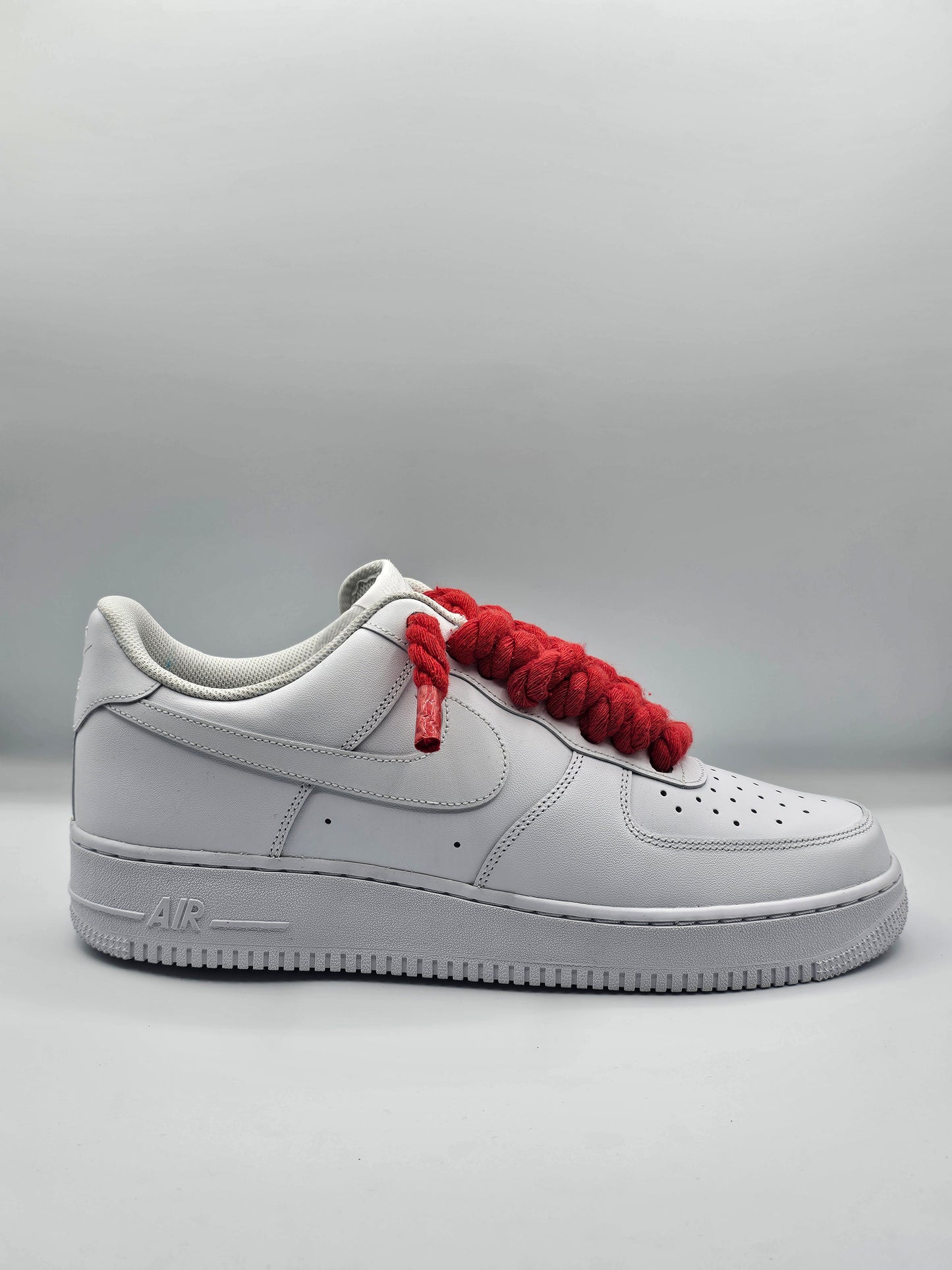 Air force rope laces rosso