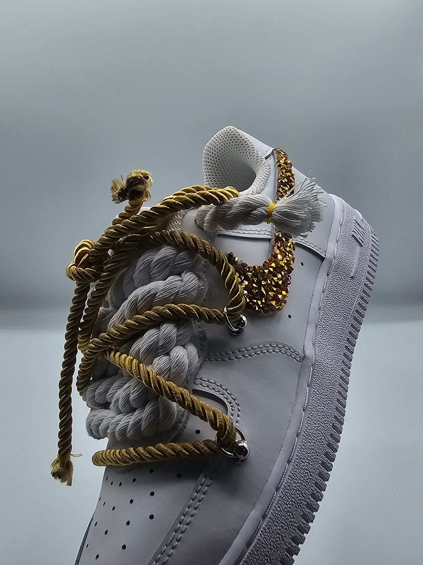 Air force custom rope lacess diamond oro