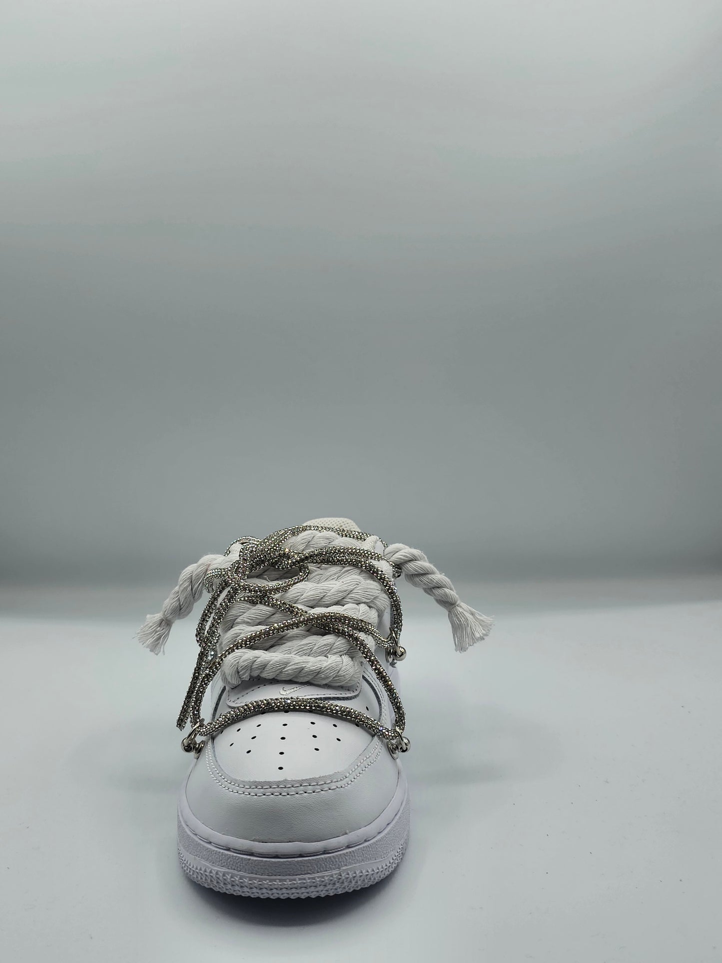 Air force custom rope laces diamond