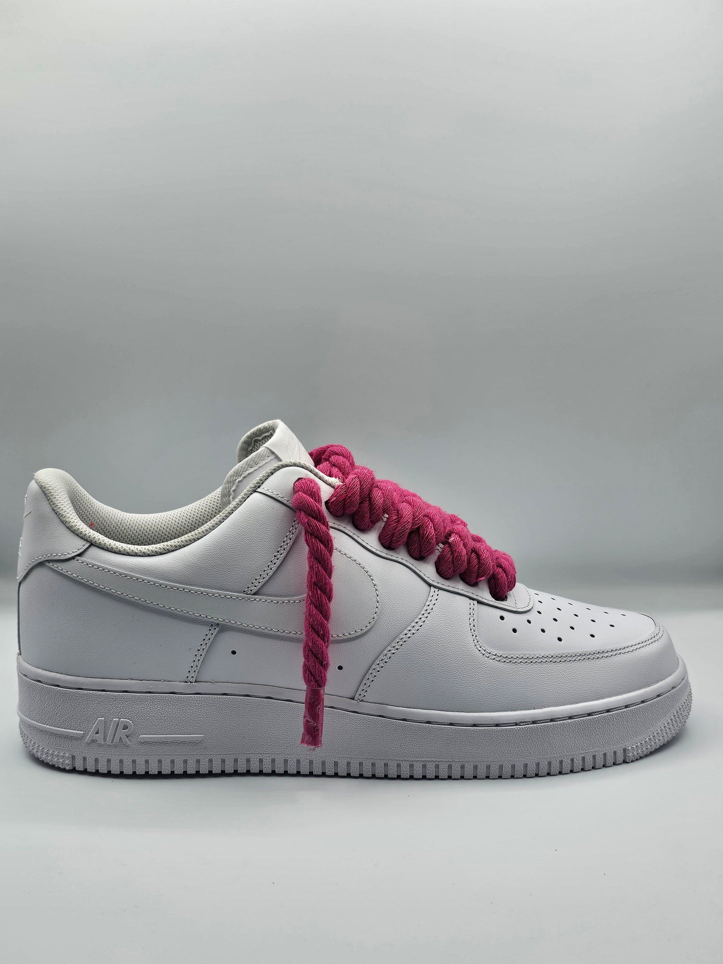 Air force rope laces magenta