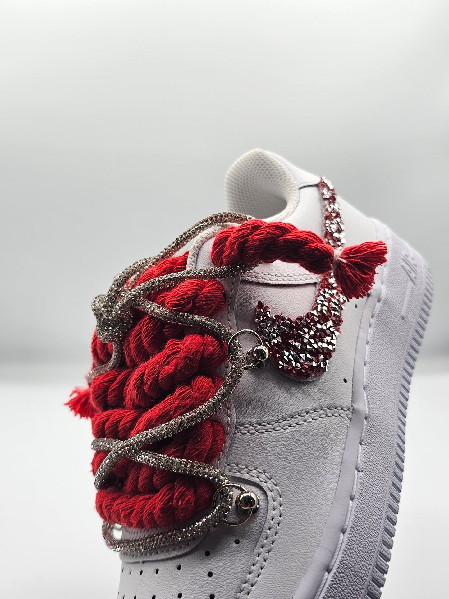 Air force custom rope laces/brillantin