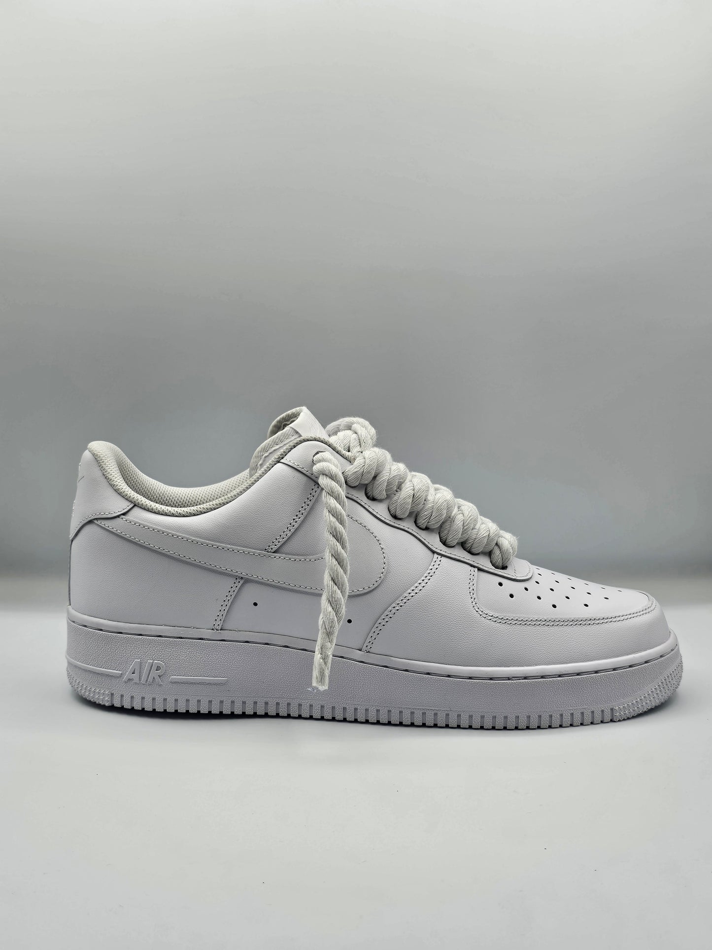 Air force rope laces white