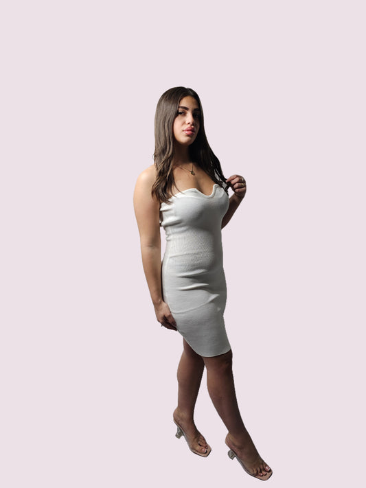 Vestitino bianco woman