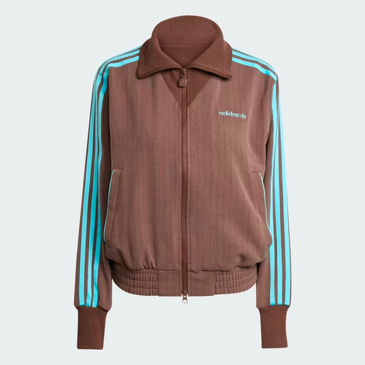 Giacca adidas marrone/celeste donna