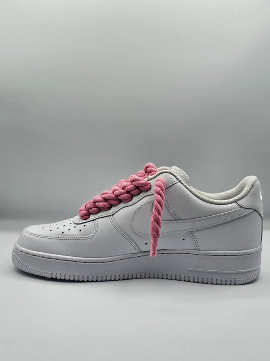 Air force  laccio corda rosa