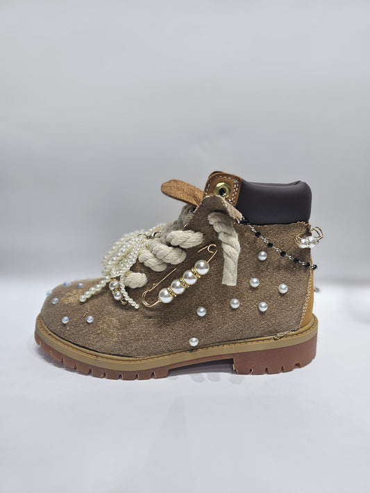 Timberland rope laces denim