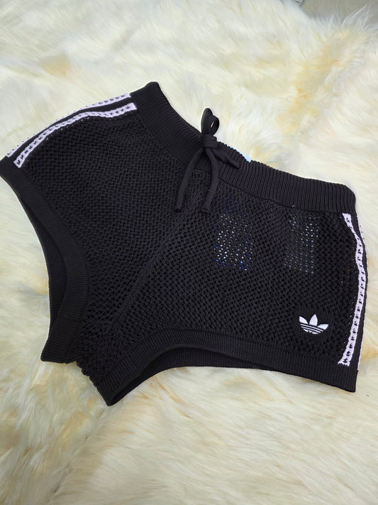 Shorts adidas crochet donna