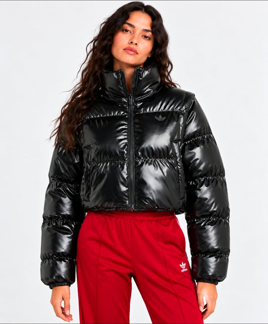 Adidas giubbino cropped donna